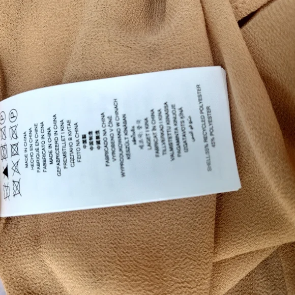 Michael Michael Kors Midnight Blue Tie Dye Georgette Maxi Dress Sz M/ $325 MRSP - Picture 11 of 12